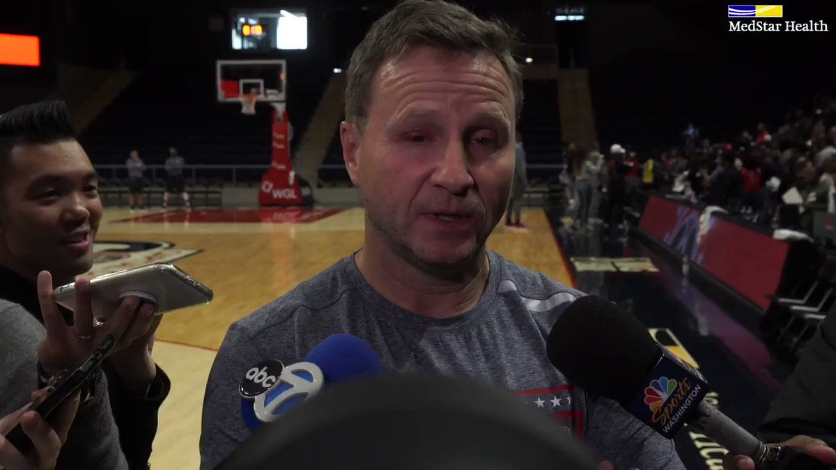Coach Brooks on the upcoming road trip, Kristi Toliver rejoining the staff, today's Salute to the Stars event, and more.
#RepTheDistrict | @MedStarHealth