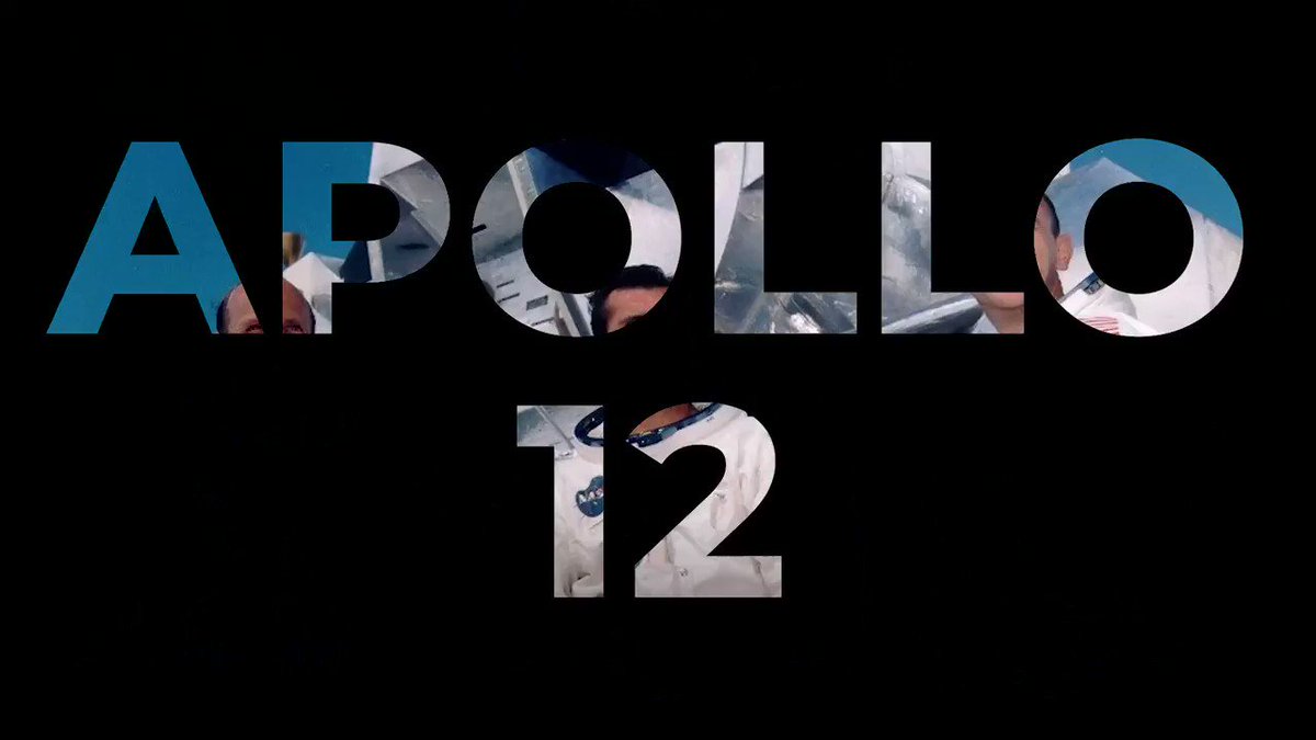 5, 4, 3, 2, 1, 0... Lift-off 50 years ago, #Apollo12 was struck by lightning twice, seconds after launch. A flight controller's quick action restored systems to normal, and the mission was successfully guided to land on the Moon's Ocean of Storms. Watch: https://go.nasa.gov/2QjEO9T
