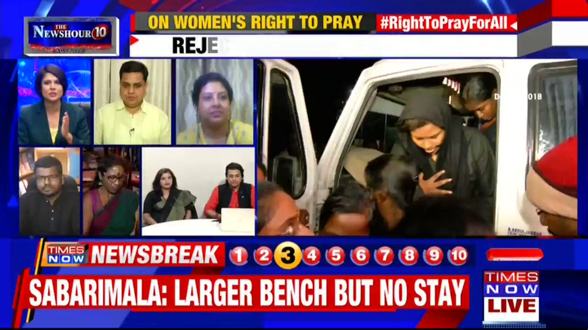 I do believe that the Supreme Court has effectively chosen to revisit & reinterpret the judgment: @jsaideepak, Advocate, Supreme Court & Arguing Counsel for Pandalam Royal Family , People for Dharna & Chetna tells Padmaja Joshi on @thenewshour AGENDA. | #RightToPrayForAll
