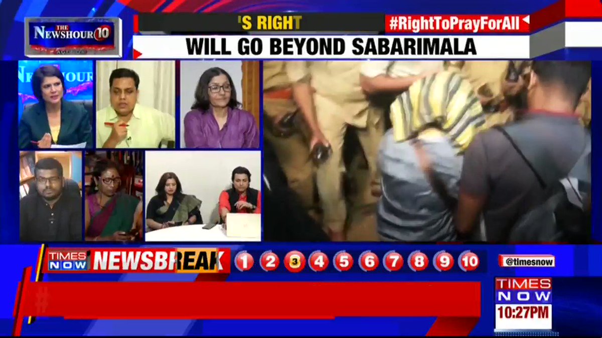 We had a strong stand on this judgment: AN Shamsheer, MLA & Spokesperson, CPI(M) tells Padmaja Joshi on @thenewshour AGENDA. | #RightToPrayForAll