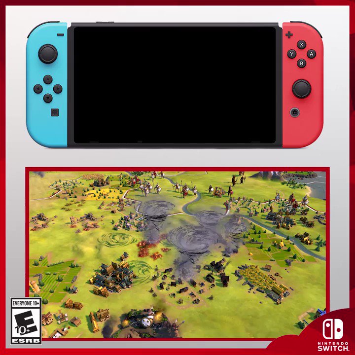 You never know what Mother Nature will throw at you in Gathering Storm, included as part of the Civilization VI Expansion Bundle coming to #NintendoSwitch on November 22. @NintendoAmerica