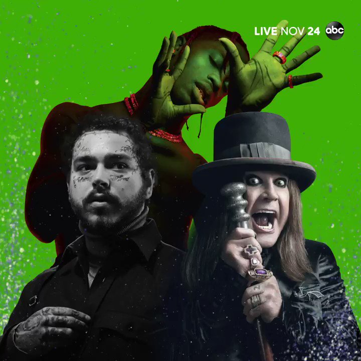 American Music Awards (@AMAs) on Twitter photo 2019-11-18 14:02:45 This is want we want! π @PostMalone ft. @OzzyOsbourne, @trvisXX and @thisiswatt are taking the #AMAs stage for the world TV premiere of their single LIVE this Sunday, November 24th at 8/7c on ABC! This is want we want! π @PostMalone ft. @OzzyOsbourne, @trvisXX and @thisiswatt are taking the #AMAs stage for the world TV premiere of their single LIVE this Sunday, November 24th at 8/7c on ABC!