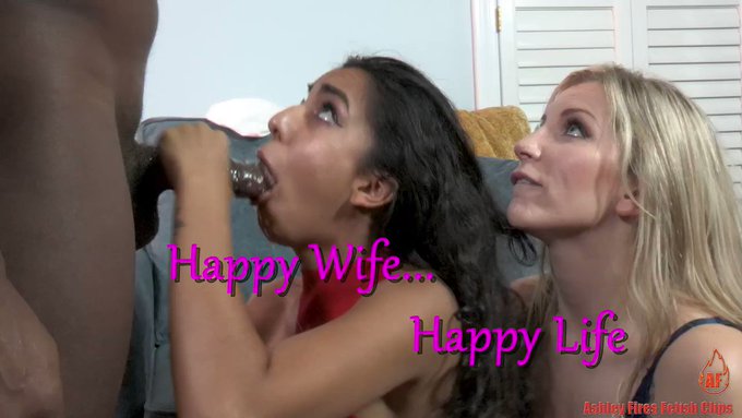 New #Cuckold Clip "Happy Wife... Happy Life" Starring @clairevoyanceCB and @black_vance See It Here -