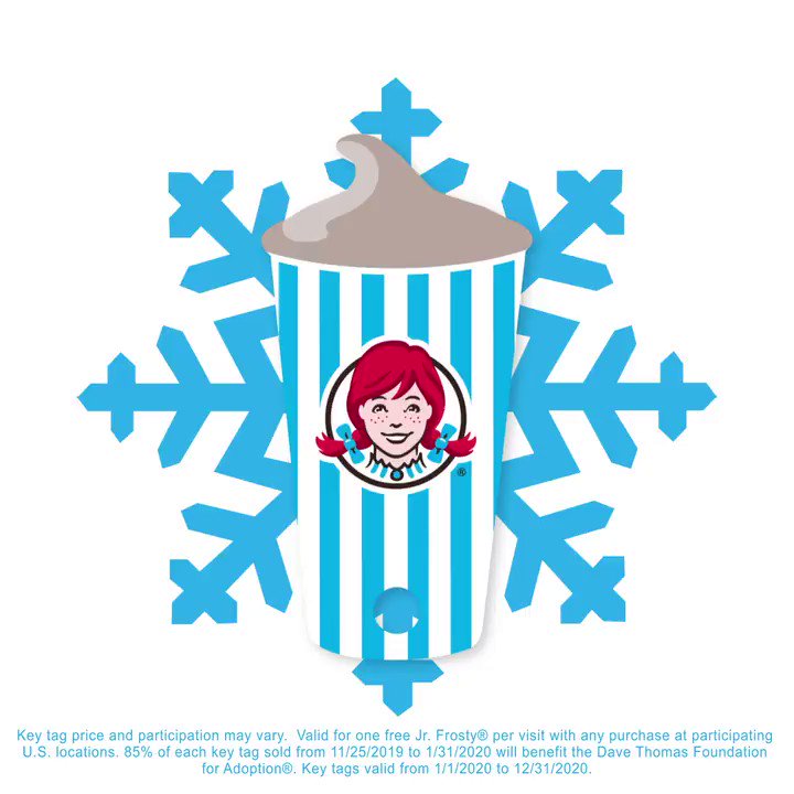 This is no drill. Frosty Key Tags are back. Get your $2 hookup for a free Jr. Frosty all year. Proceeds help support @DTFA.