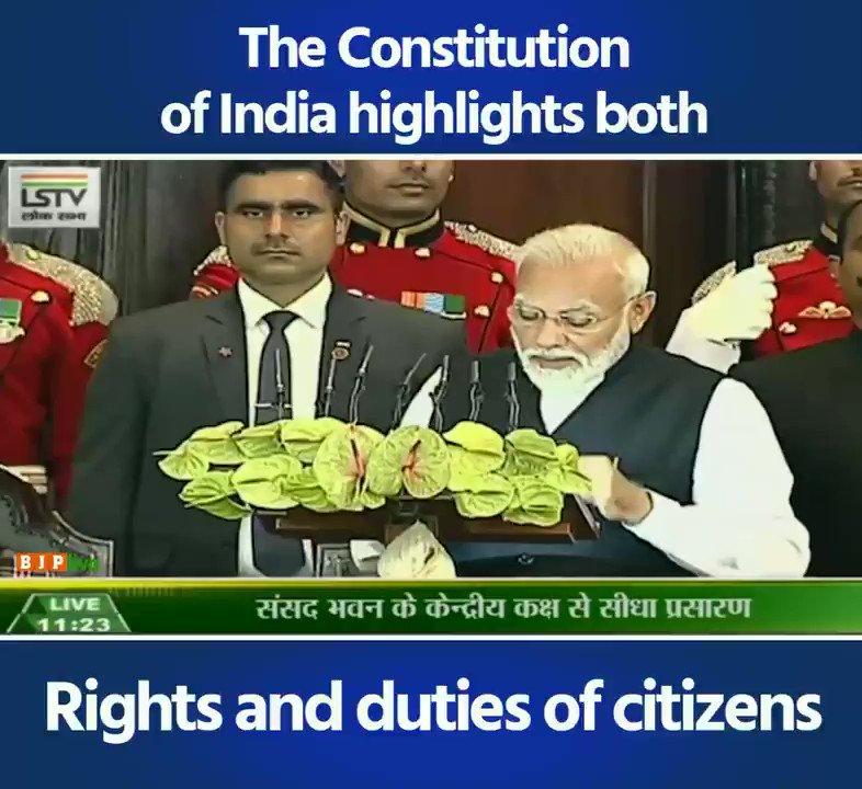 Our Constitution tells us about our rights & also about duties as citizens.
Are we as serious about our duties as citizens as expected by our citizens, our Constitution and our people?
We must establish by convention what isn’t written in the Constitution: PM #ConstitutionDay
