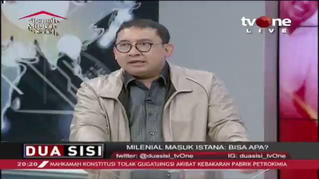 Fadli Zon: Muda itu memang harus hebat, tapi ketika orang muda itu digadang-gadang dan dipajang seperti di dalam suatu posisi yang bukan menentukan juga, apa hebatnya? #tvOneNews #RepostNews #DuaSisitvOne