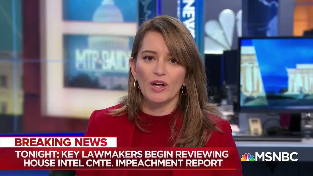 TODAY: Republican impeachment report argues Trump did nothing wrong in pressing for investigations #MTPDaily