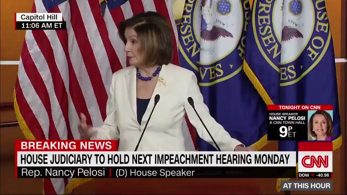 House Speaker Nancy Pelosi fired back at a reporter who asked whether she hates Trump. “I resent your using the word ‘hate’ in a sentence that addresses me. I don’t hate anyone… so don’t mess with me when it comes to words like that.” https://cnn.it/33SPcJ3