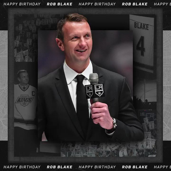 A win for Rob Blake\s birthday sounds pretty good to us! 

Happy Birthday to the LA Kings GM and legend 
