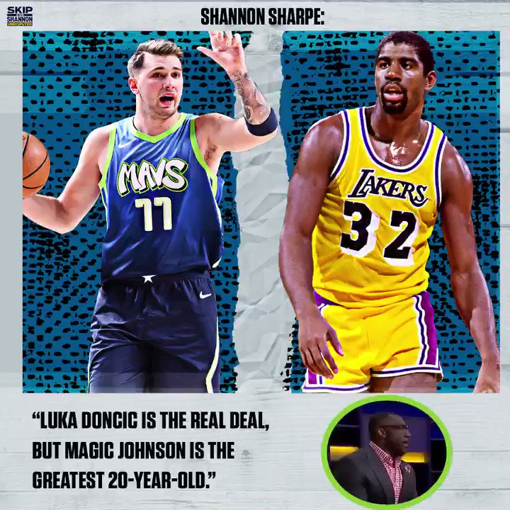 Shannon Sharpe: Magic Johnson was the greatest 20-year-old this league has ever seen. RT if you agree
