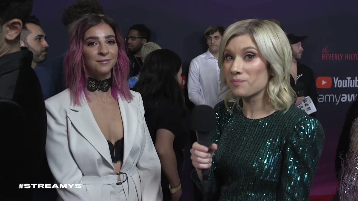 .@GabbieHanna chats about her new music on the #streamys red carpet - who's ready!? https://t.co/BYm3zcpXZg