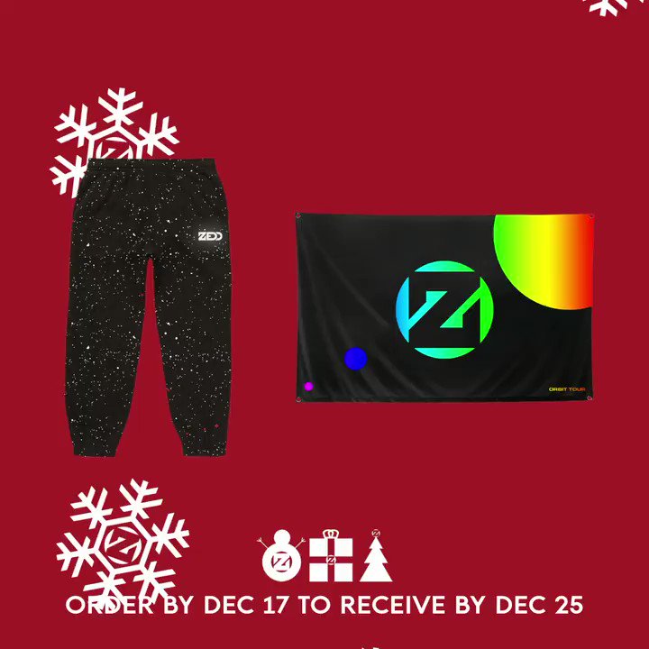 Zedd (@Zedd) on Twitter photo 2019-12-15 17:00:01 ๐จ12/17 is the last day to receive by ๐
๐ป in the US smarturl.it/ZeddMerch ๐จ12/17 is the last day to receive by ๐
๐ป in the US smarturl.it/ZeddMerch