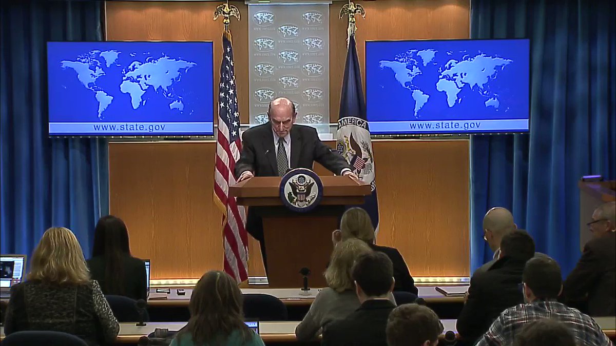 Today, Special Representative for #Venezuela Elliott Abrams addressed the media.