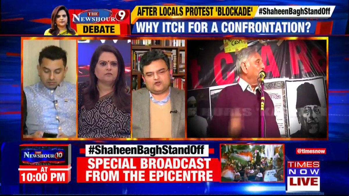 There is a long-standing joke that if PM Modi says that he loves the air that he is breathing, @INCIndia will start a protest saying don't breath the air: @ARanganathan72, Author & Scientist tells Navika Kumar on @thenewshour. | #ShaheenBaghStandOff