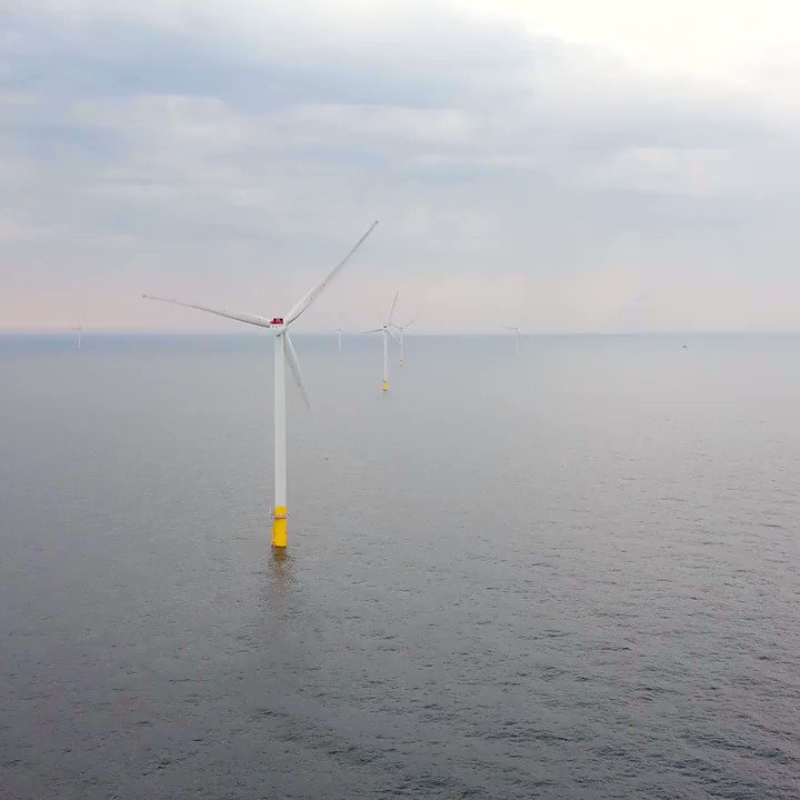 The world's largest offshore wind farm off the east coast of Britain is almost complete. It will produce enough energy to supply 1 million UK homes with clean electricity. https://cnn.it/2G2lZ4M