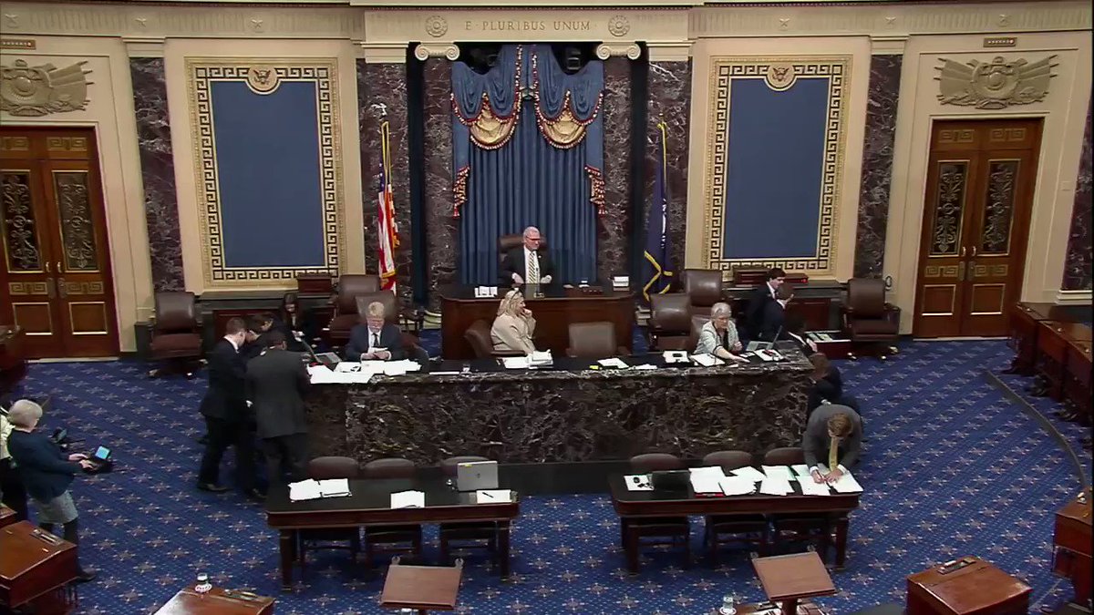 The @NDSUfootball program did it again—bringing home another #FCSChampionship to #NorthDakota. Alongside @SenKevinCramer & @RepArmstrongND, intro’d a resolution to congratulate NDSU on their victory, delivered remarks on the floor. #BisonNation