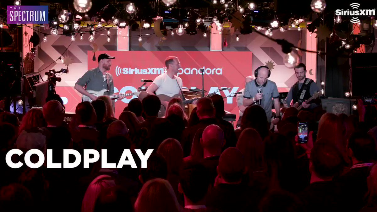 A packed audience caught coldplay's exclusive performance at the