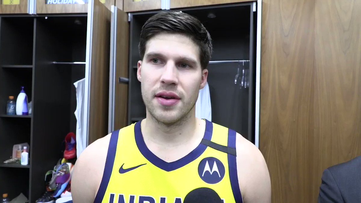 "Our fans were great tonight, they've been good all year, but especially down the stretch you could definitely tell the difference."
Hear from @dougmcdermott, @TonyWarrenJr and @Original_Turner following tonight's 116-114 #PacersWin over Minnesota π₯π