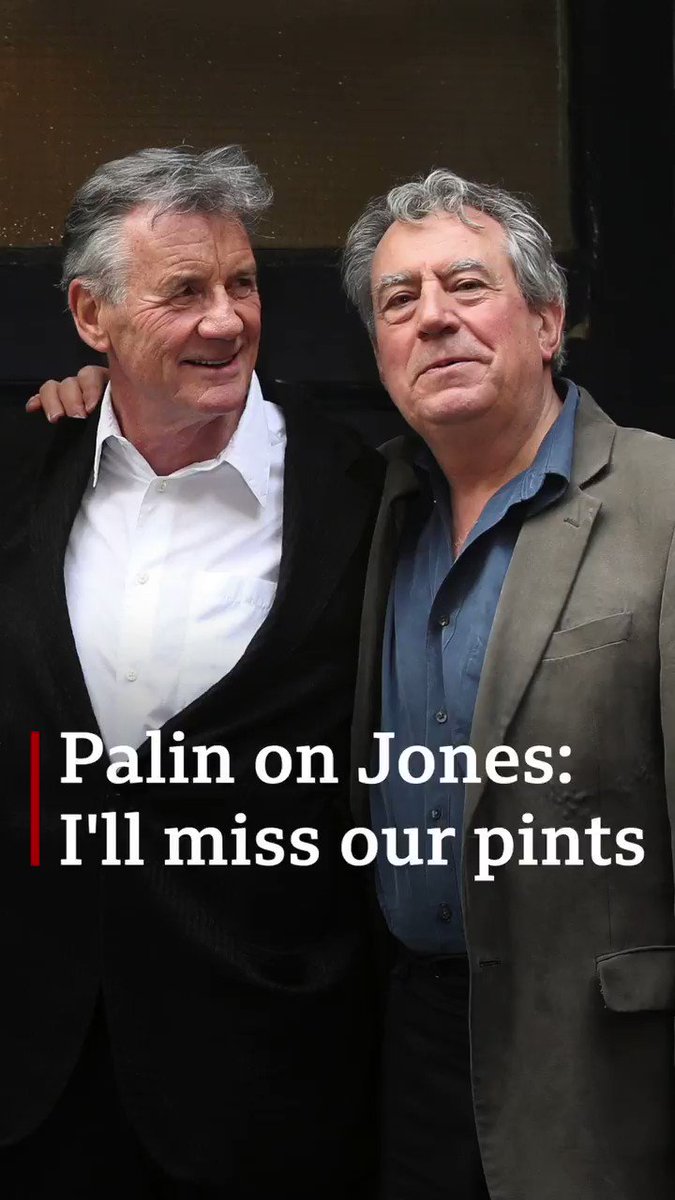 "We were inseparable for many, many years"Fellow Monty Python star Sir Michael Palin gives an emotional tribute to Terry Jones, who died aged 77, calling him "one of the funniest writer-performers of his generation"http://bbc.in/2RK8HiO