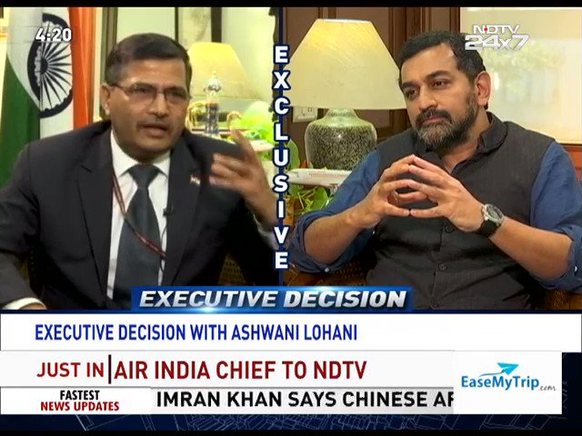 #Watch | "Air India is an extremely good buy": Ashwani Lohani, Chairman and Managing Director, Air India.More on http://ndtv.com and NDTV 24x7