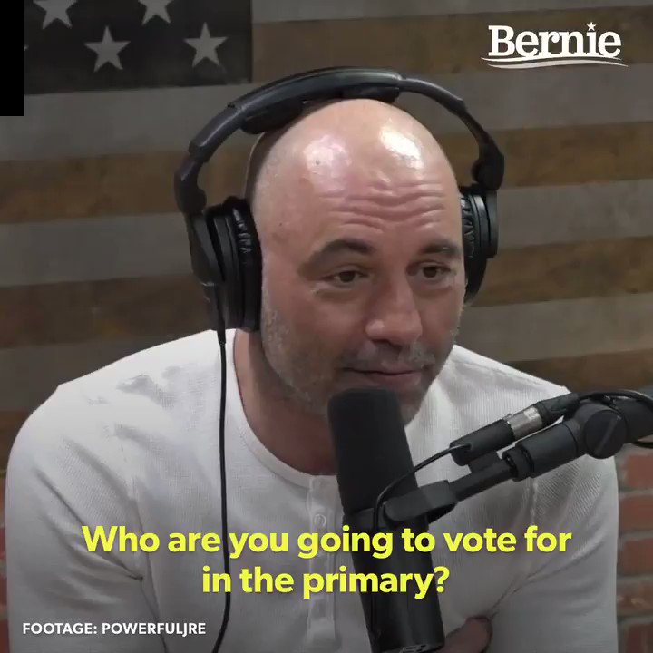 @BernieSanders's photo on Joe Rogan