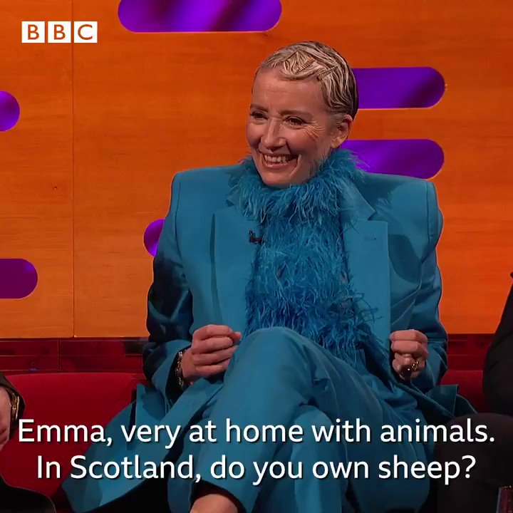 The story of Emma Thompson’s naked jaunt through a sheep field is the best thing you’ll hear today. 😂#TheGNShow | 10.35pm | @BBCOne and @BBCiPlayer