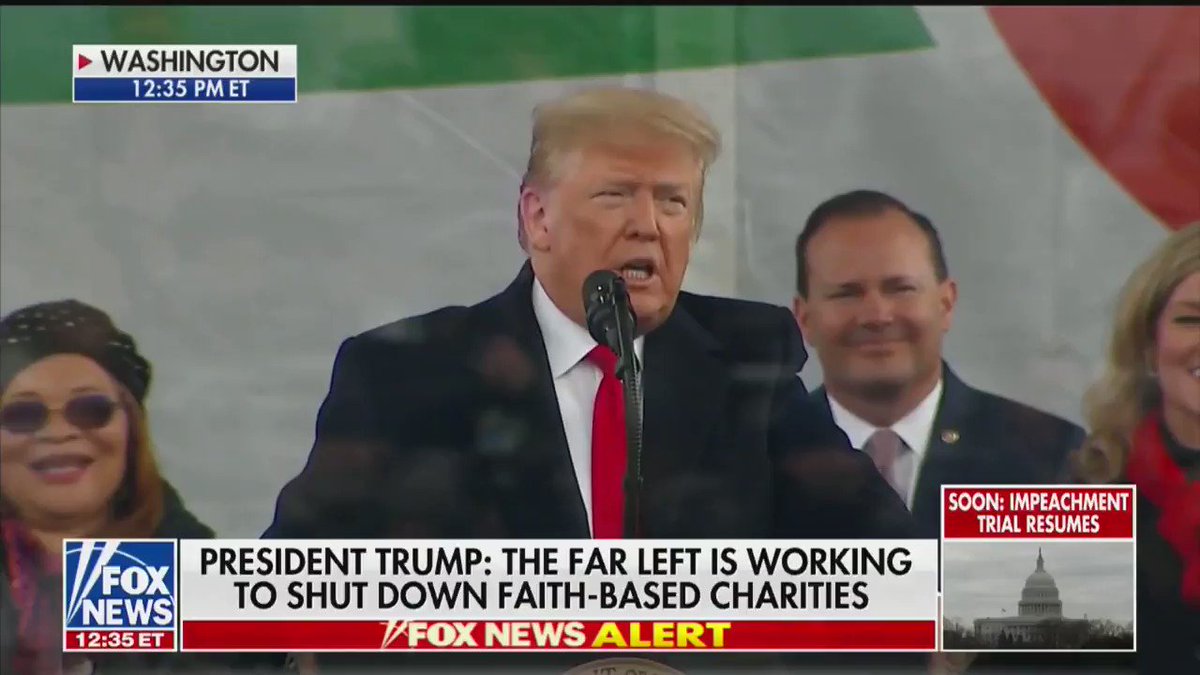 President @realDonaldTrump: When it comes to abortion, Democrats have embraced the most radical and extreme positions
#MarchForLife