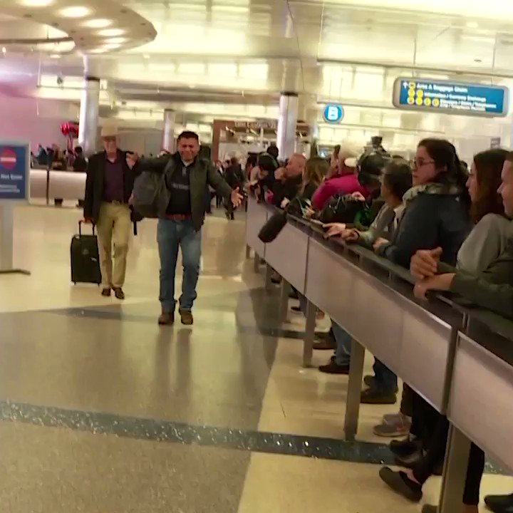 These migrant families were finally reunited with their children.