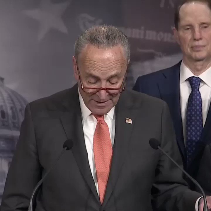 Sen. Schumer: "I understand why Leader McConnell and Pres. Trump wanted a very short, incredibly rushed trial. Because the longer it goes on, the more likely that new evidence and more new evidence will come out that further implicates the president." http://abcn.ws/37AZyQi