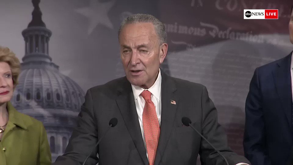 Sen. Chuck Schumer says we're in "better shape" in fight for witnesses but he's "not sure" how the vote will go."The enormous pressure from a president who we know is nasty and vindictive to anyone who opposes him is large. Ask Flake. Ask Corker." http://abcn.ws/37AZyQi