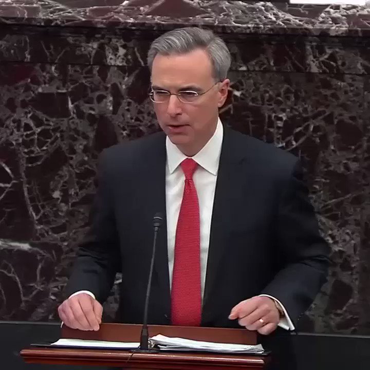 "I think we made our case," White House counsel Pat Cipollone says as Trump legal team wraps up opening arguments. "All you need in this case is the Constitution, and your common sense." http://abcn.ws/37AZyQi