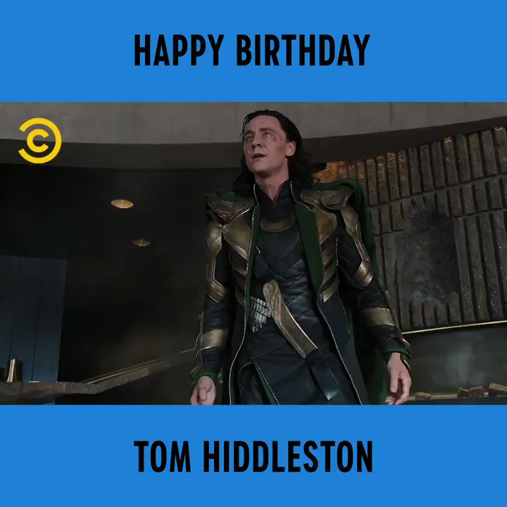 Happy Birthday to the God of Mischief, Tom Hiddleston 