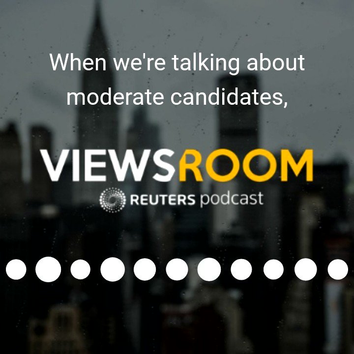 .@Breakingviews podcast: The kinds of policies Bernie Sanders was proposing in 2016 are now considered moderate. That speaks to how a large part of the Democratic electorate has shifted left, @Three_Guineas says. More views on the race for the nomination: https://bit.ly/2wfTK0Y