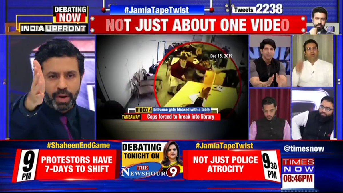 CJI had said that people have the right to protest, but they can't do it violently: @gauravbh, National Spokesperson, BJP tells Rahul Shivshankar on INDIA UPFRONT. | #JamiaTapeTwist