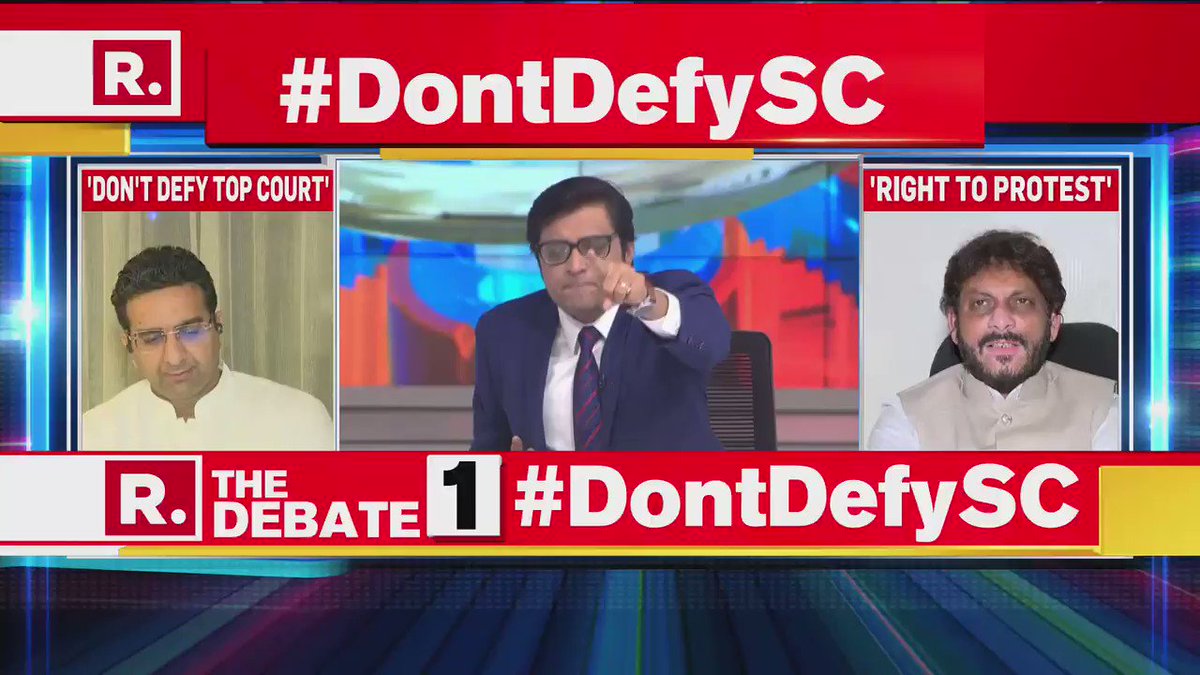 #DontDefySC | The SC has said that yes the right to protest is there but protesters need to understand boundaries. SC asked why not protest at the designated site and creating inconvenience to people: @gauravbh - National Spokesperson, BJP & Sr Advocate, SC