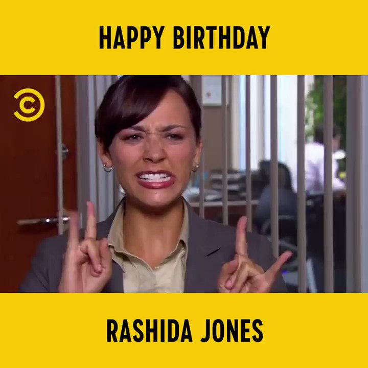 \"CALL OF DUTY!\" Happy Birthday Rashida Jones  