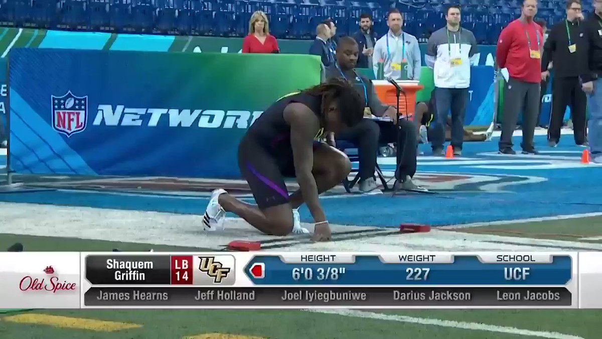 A 4.38 40-yard dash. The fastest LB since 2006. Yeah, @ShaquemGriffin did that. 🔥
📺: 2020 #NFLCombine starts February 27 on @nflnetwork