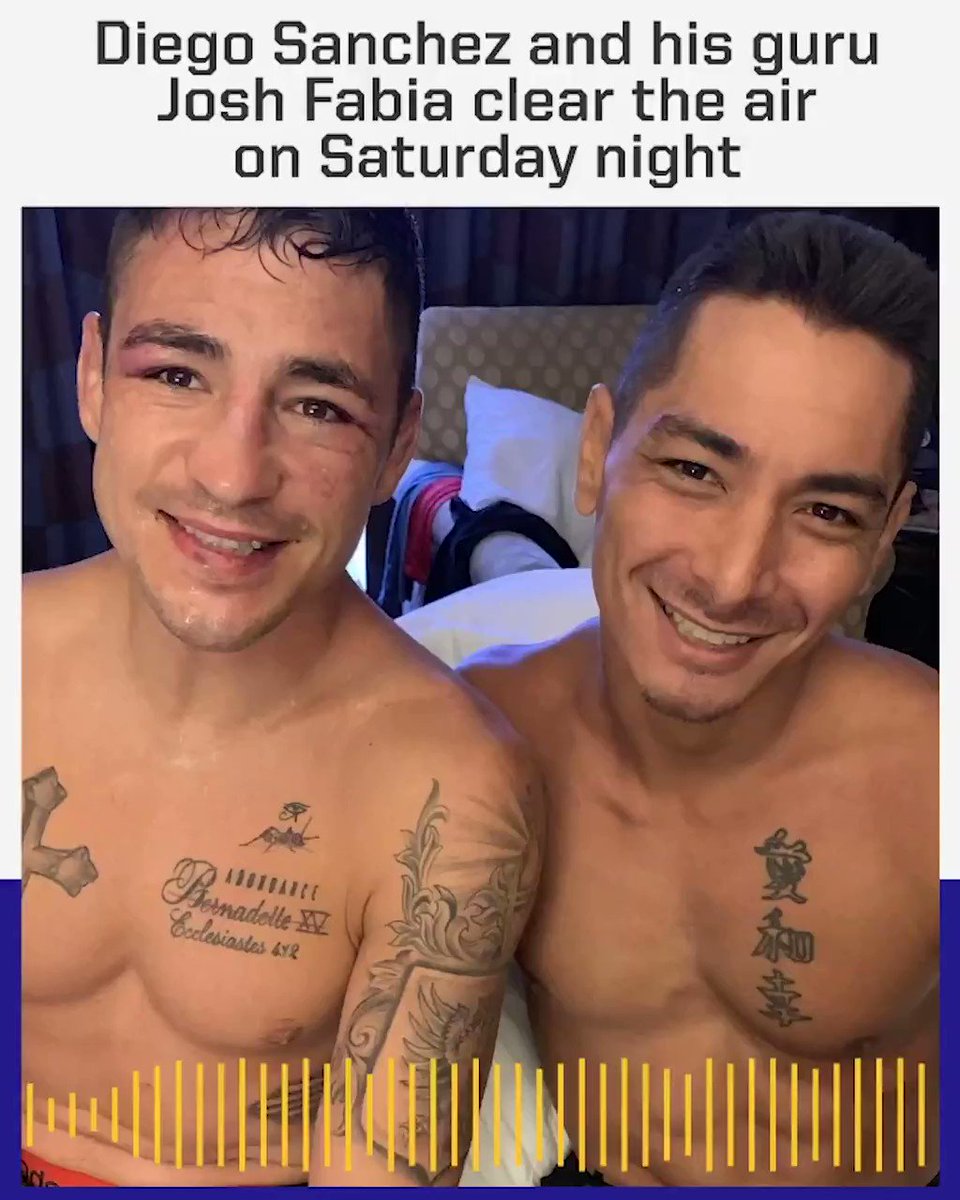 Spoke to Diego Sanchez and his guru/coach/manager Josh Fabia on the #HelwaniShow pod today. It was enlightening. You can listen to the full conversation wherever you get your podcasts.
Apple: https://apple.co/2wxJmSn
Spotify: https://spoti.fi/3bXgYJN