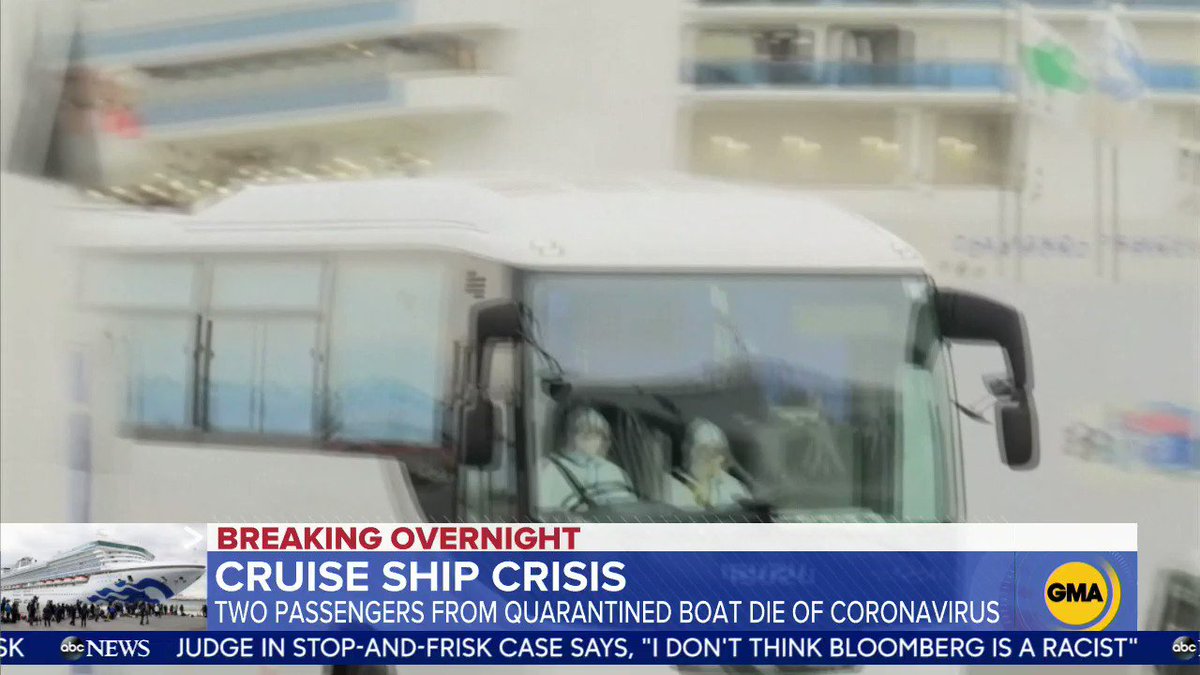 CRUISE SHIP CRISIS: Two passengers from quarantined boat die of coronavirus. @ABonTV reports.