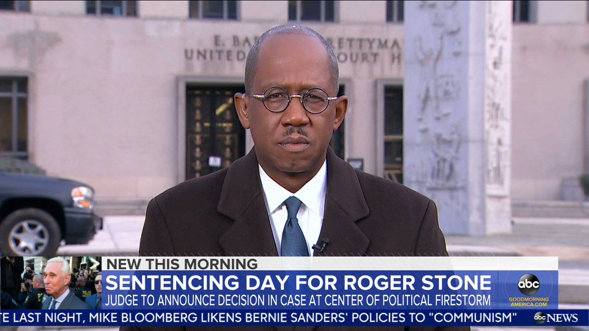 Roger Stone drama enters its final act Thursday at sentencing. @PierreTABC has the details. https://gma.abc/2udRC9e