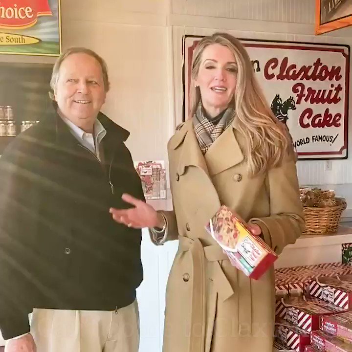 Senator Kelly Loeffler (@SenatorLoeffler) on Twitter photo 23/02/2020 19:09:35 When in Claxton… Thanks @ClaxtonBakery! When in Claxton… Thanks @ClaxtonBakery!