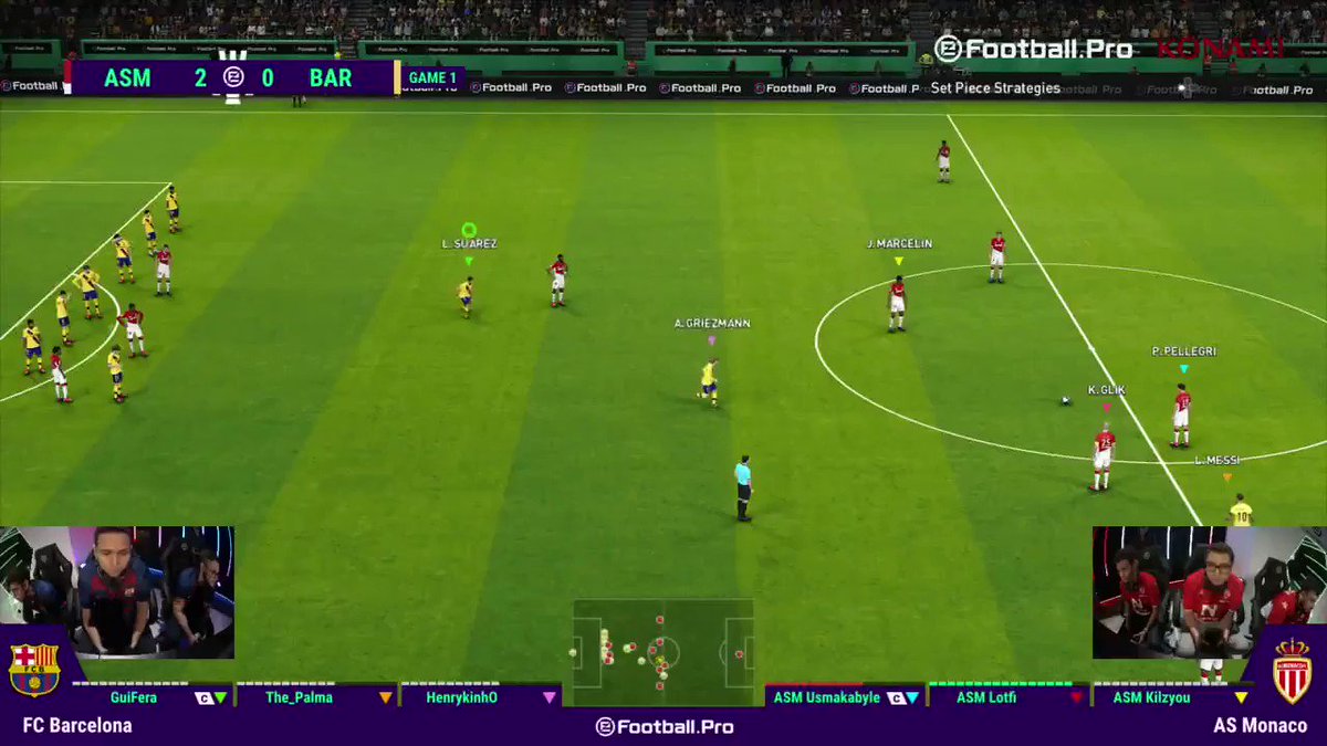 What a goal!!
@asmonacoesports make it 3-0 vs @fcbesports and take all three points!
Game two is on now! Tune in to see if the Barca boys can get anything out of their #Matchday5
https://youtu.be/EZBsfW43Vac
http://facebook.com/PES
#eFootballPro