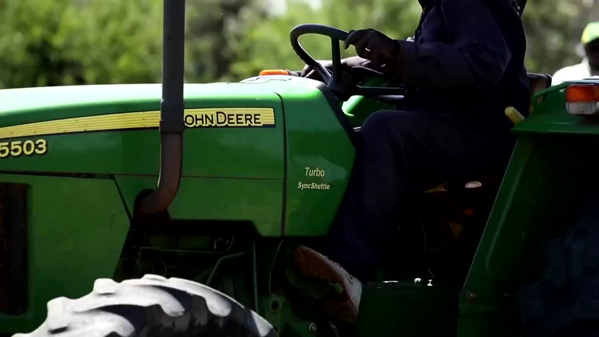 Deere is currently testing a tractor-hailing technology in Ghana and Kenya as it hopes to expand its business in the continent https://reut.rs/2HZI4Sp