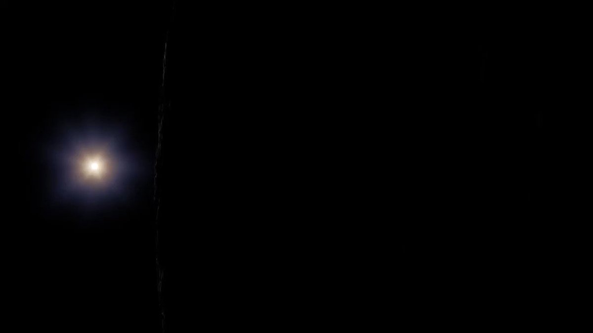 NASA just released video showing what Apollo 13 astronauts saw in orbit on the far side of the Moon. They were in darkness for eight minutes when they were between earthset and sunrise until the lunar terrain emerged. That's where the video starts. https://cnn.it/2Td8x4i