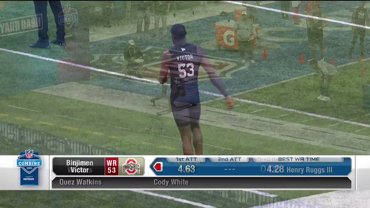 Nfl On Twitter Southernmissfb Wr Quez Watkins Runs A 4 36u 40 Yard Dash Nflcombine On Nflnetwork