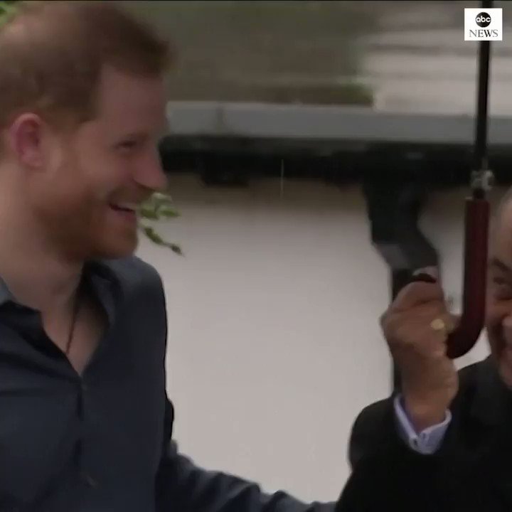 ROCK 'N' ROYAL: Prince Harry arrives at Abbey Road Studios to meet Jon Bon Jovi and members of a military veterans' choir. https://abcn.ws/32yav3D
