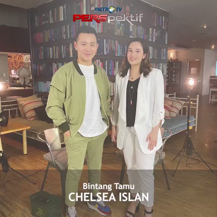 Di #PERSPEKTIFMETROTV Chelsea Islan akan bercerita, alasan sebenarnya Chelsea Islan menunda pendidikan? Bagaimana cerita Chelsea dan bentuk dukungan terhadap ibunda nya melawan kanker?#PERSPEKTIFMETROTV “Kuciptakan Karya Selagi Muda” Sabtu (29/2) pukul 22.05 WIB.#ChelseaIslan