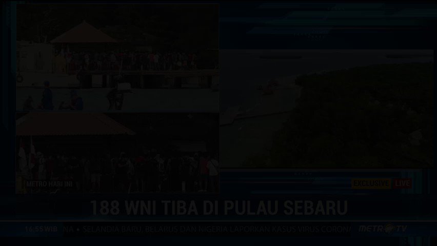 Kedatangan 188 WNI yang akan menjalani observasi di Pulau Sebaru Kecil, Kepulauan Seribu saat ini dilakukan bertahap. Kepolisian Perairan dan Udara Kepolisian Negara (Polairud) memperketat keamanan sekitar pulau tersebut. #MetroHariIni