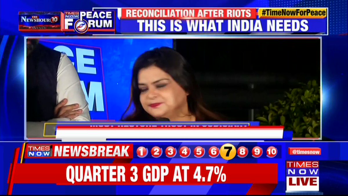The only way to move forward is to have a dialogue between the Govt & the people of the country: Firoz Bhakt Ahmed, Chancellor, Maulana Azad National Urdu University tells Swati Joshi on @thenewshour AGENDA. | #TimeNowForPeace