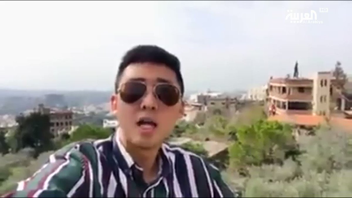 طالب صيني #ببيروت يعبر عن حزنه لوصفه من قبل البعض بالكورونا